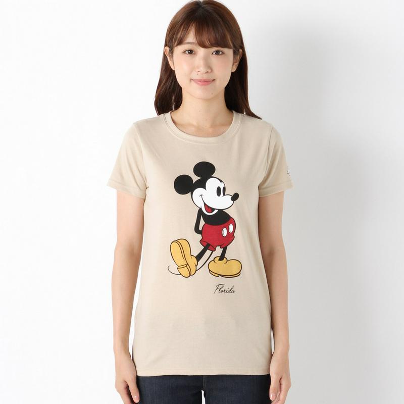 ミッキー半袖ミッキープリントＴシャツ