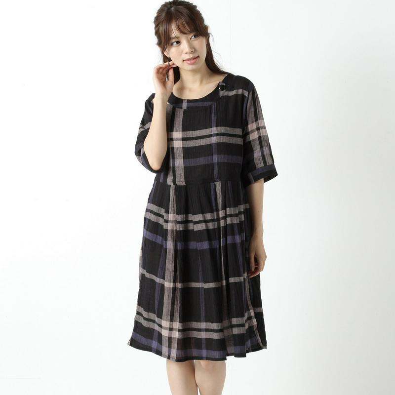 【３／２５（水）で販売終了】ウエスト切替ワンピース