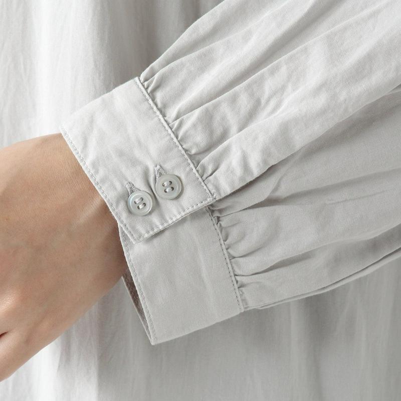 オールシーズン使えるロングシャツワンピース