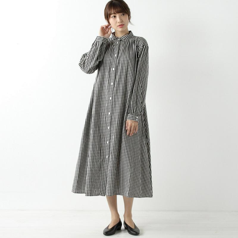 オールシーズン使えるロングシャツワンピース