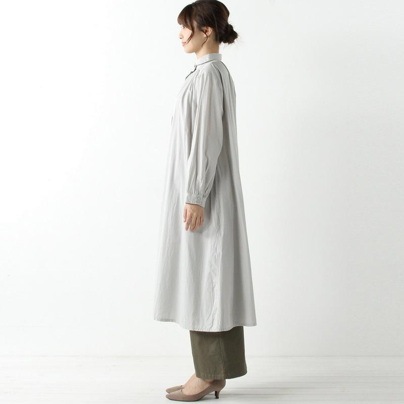 オールシーズン使えるロングシャツワンピース