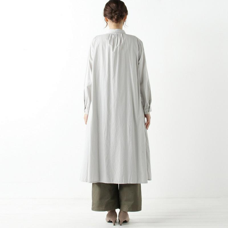 オールシーズン使えるロングシャツワンピース