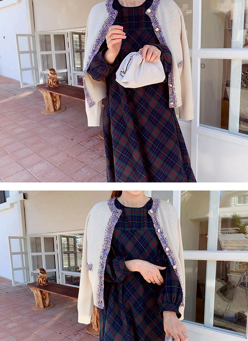 クラシカルチェックワンピース