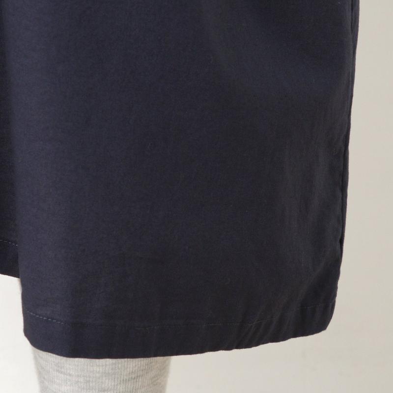 【３／２５（水）で販売終了】コットンオックス素材のロングワンピース