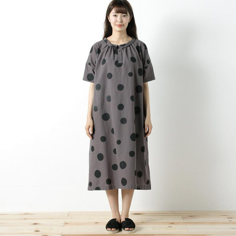 【３／２５（水）で販売終了】大きい水玉のワンピース