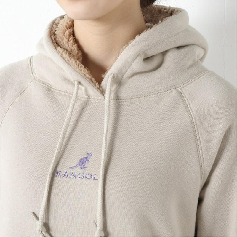 カンゴール裏起毛身頃裏ボアパーカーワンピース（カンゴール/KANGOL）