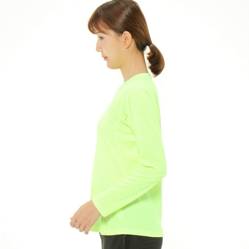 レディース　長袖Ｔシャツ　吸汗・速乾・ＵＶ