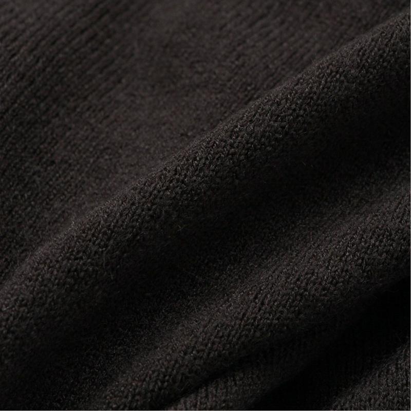 肌触りのいいカシミヤタッチＶネックロングワンピース大寸【３Ｌ～４Ｌ】