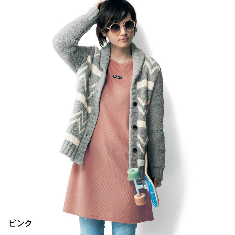体形カバーも◎ワッフル素材チュニックＴシャツ
