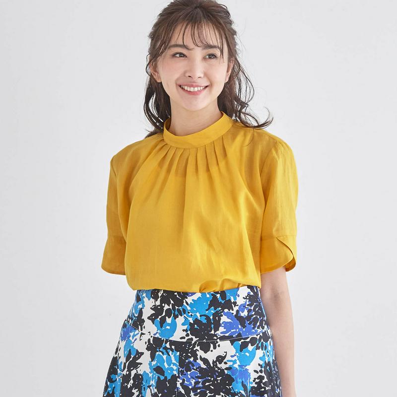 【ＳＴＹＬＥ　ＳＮＡＰセレクト】ラミー１００％ブラウス