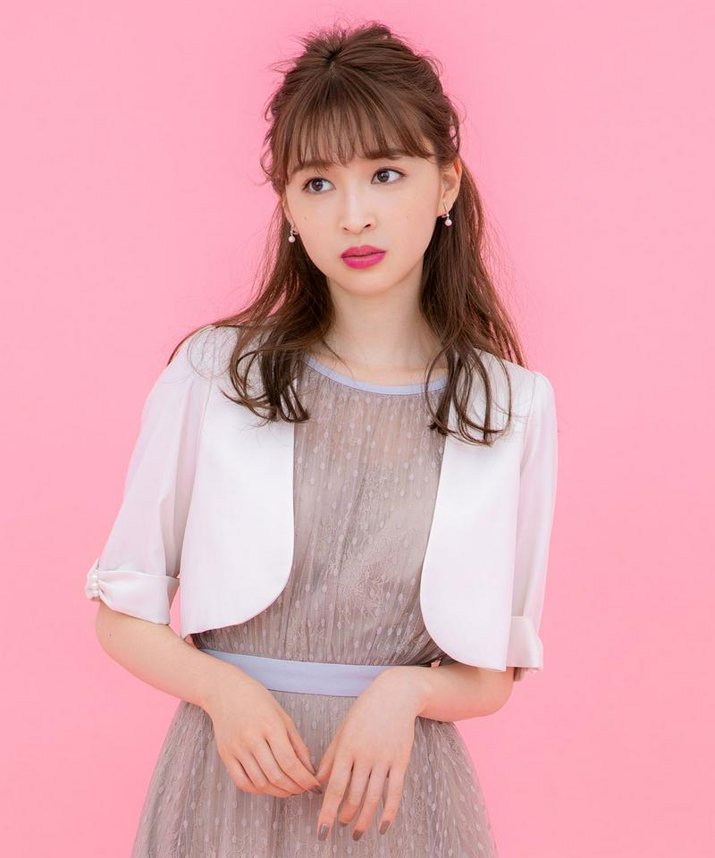 リボンスリーブドレスジャケット