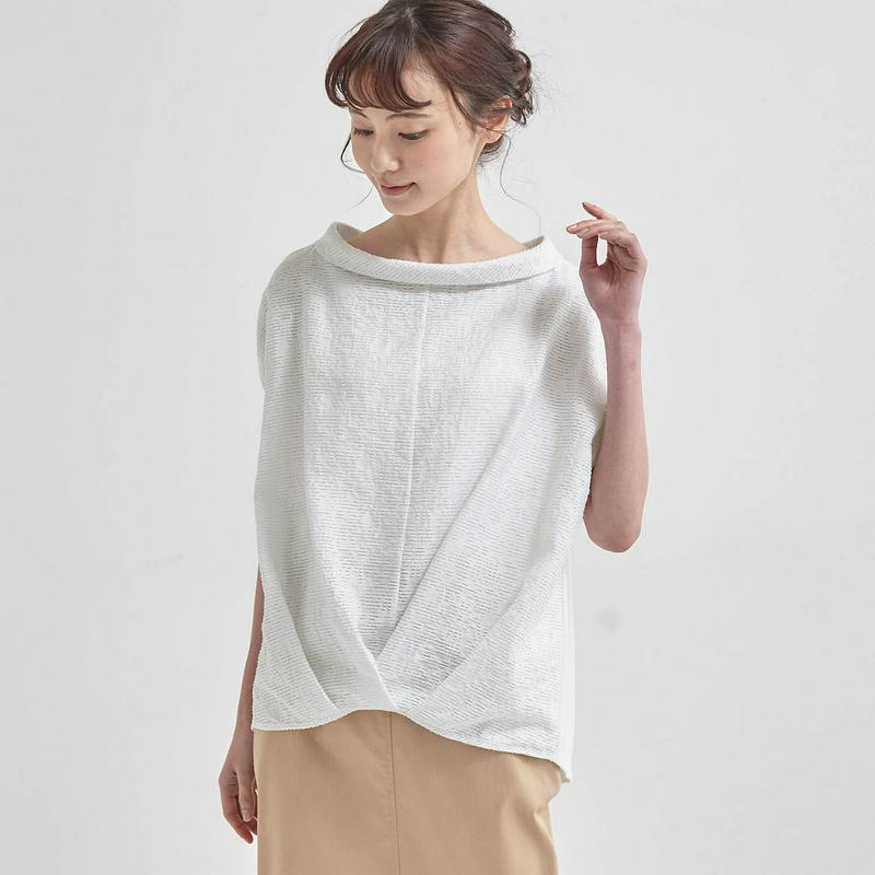 前身頃ブラウスＴシャツチュニック