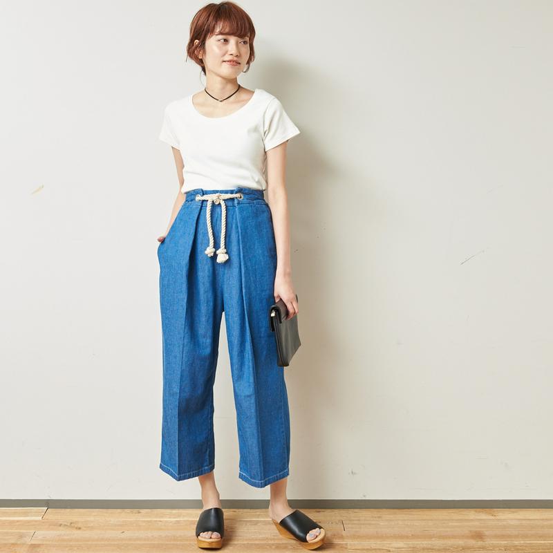 フライス生地でしっかりした綿混半袖Ｔシャツ【Ｍ～４Ｌ】（manoamano／マノアマノ）