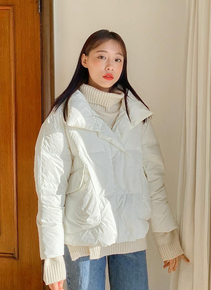 クロップドダウンジャケット