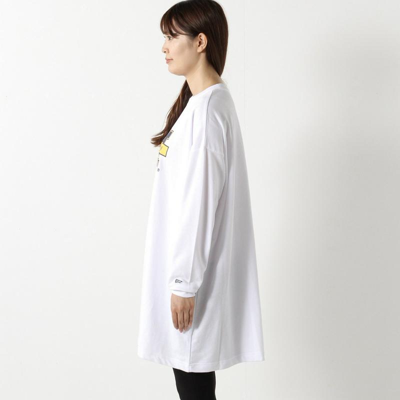 カレッジミニ裏毛チュニックＴシャツ