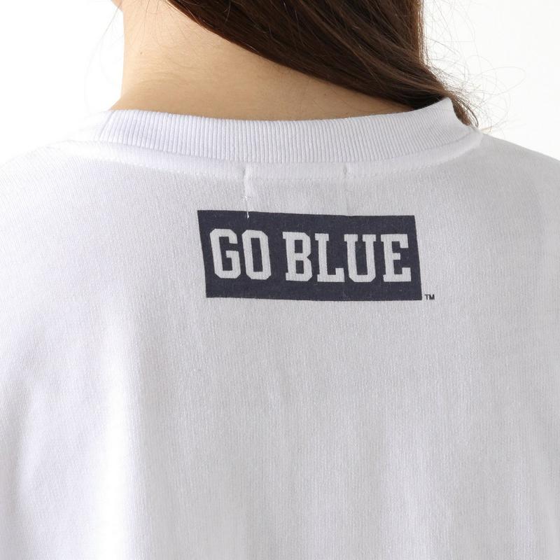 カレッジミニ裏毛チュニックＴシャツ