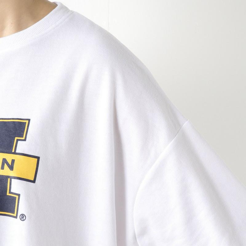 カレッジミニ裏毛チュニックＴシャツ