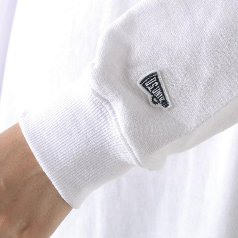 カレッジミニ裏毛チュニックＴシャツ