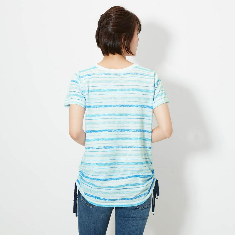 ボーダーチュニックＴシャツ