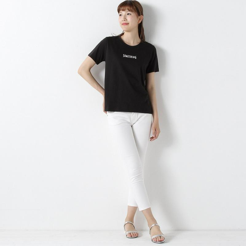 【ＳＯＭＥＴＨＩＮＧ】ロゴプリントＴシャツ