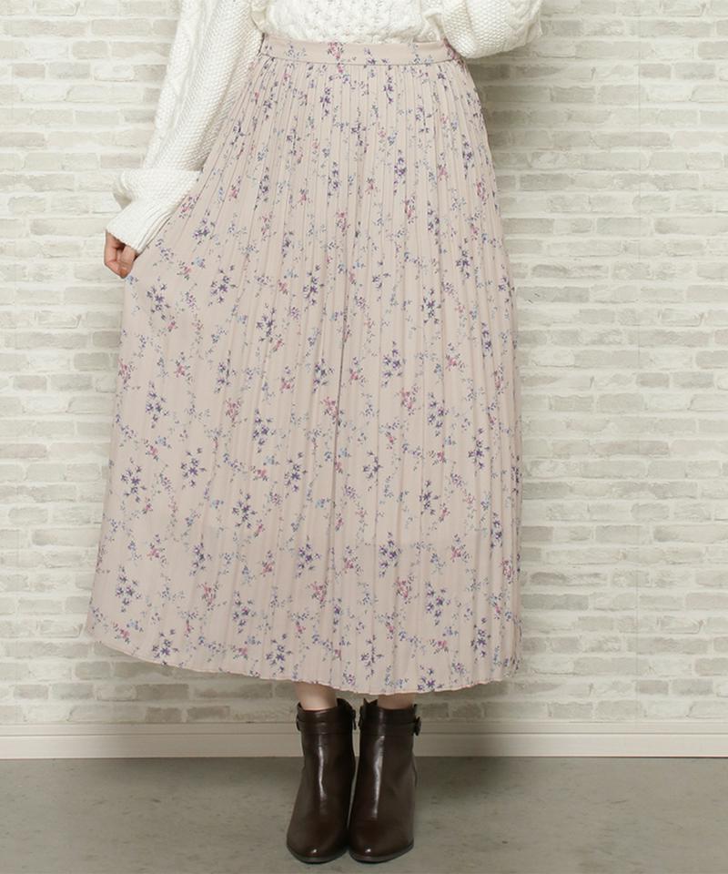 【WEB限定】IVYフラワープリーツスカート