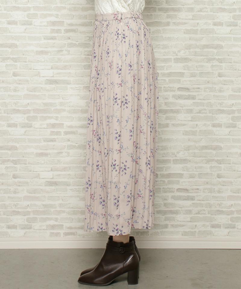 【WEB限定】IVYフラワープリーツスカート