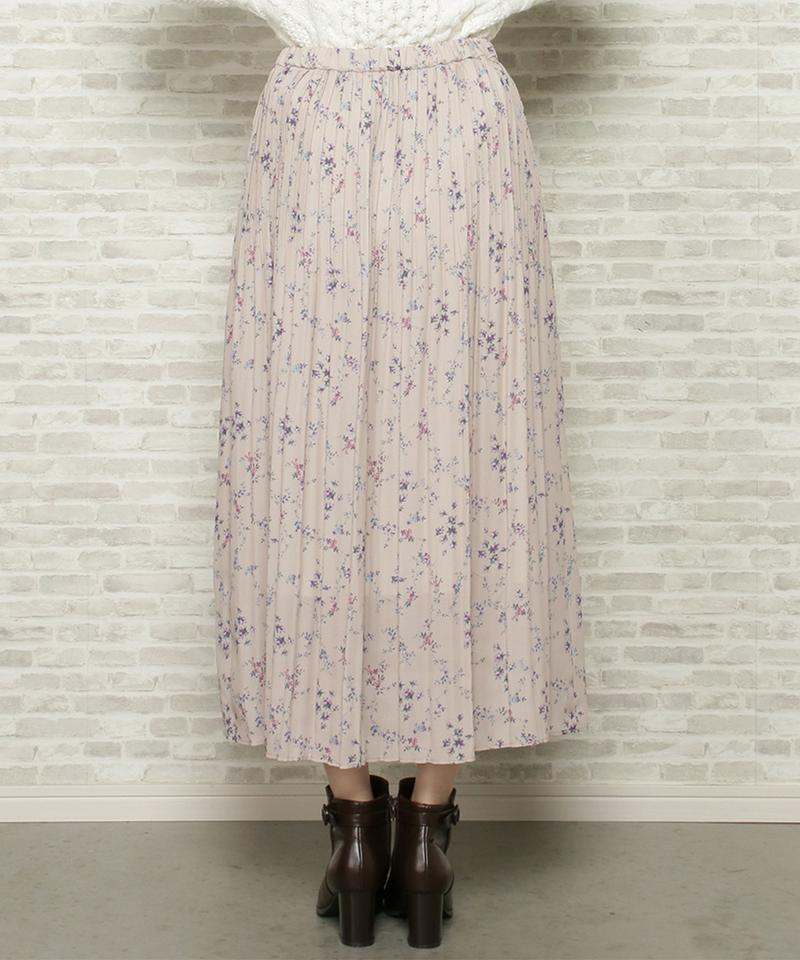 【WEB限定】IVYフラワープリーツスカート
