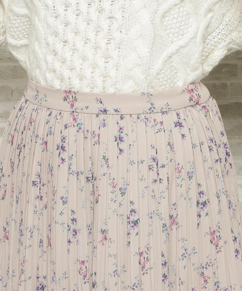 【WEB限定】IVYフラワープリーツスカート