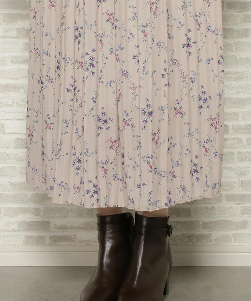 【WEB限定】IVYフラワープリーツスカート