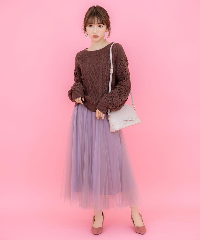 【Ray12月号掲載】グラデーションチュールスカート