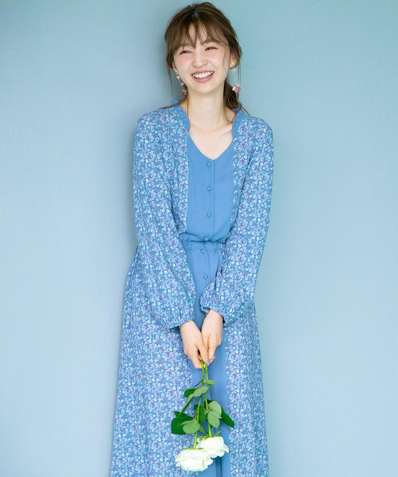小花パッチワーク２WAYワンピース