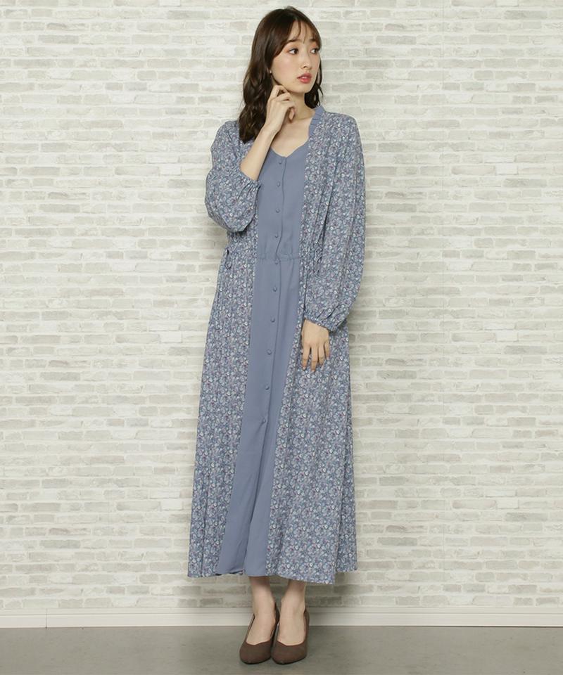小花パッチワーク２WAYワンピース