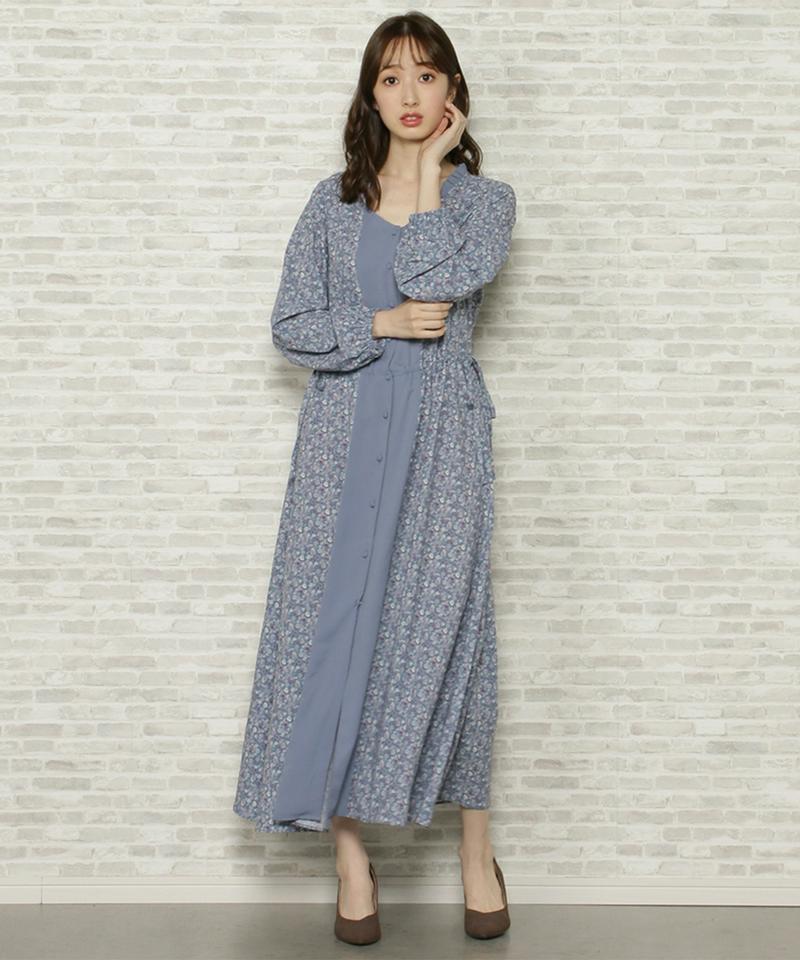小花パッチワーク２WAYワンピース