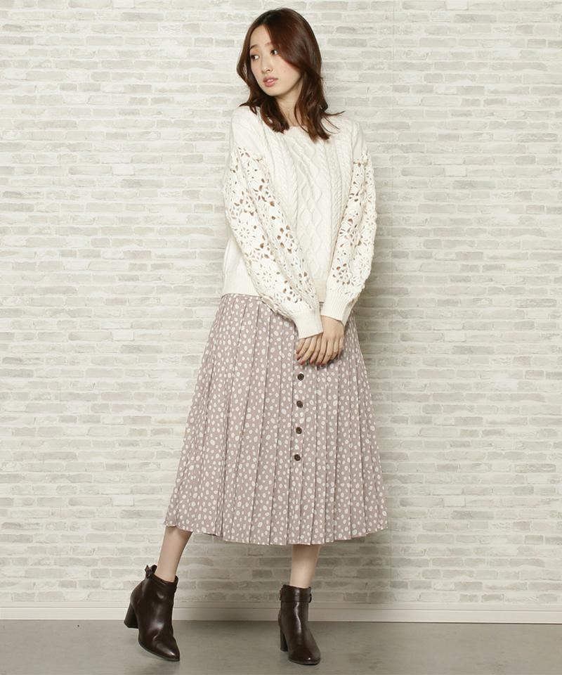 ダルメシアンプリーツスカート