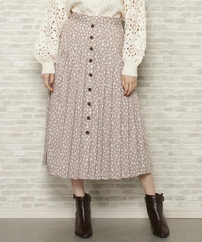 ダルメシアンプリーツスカート