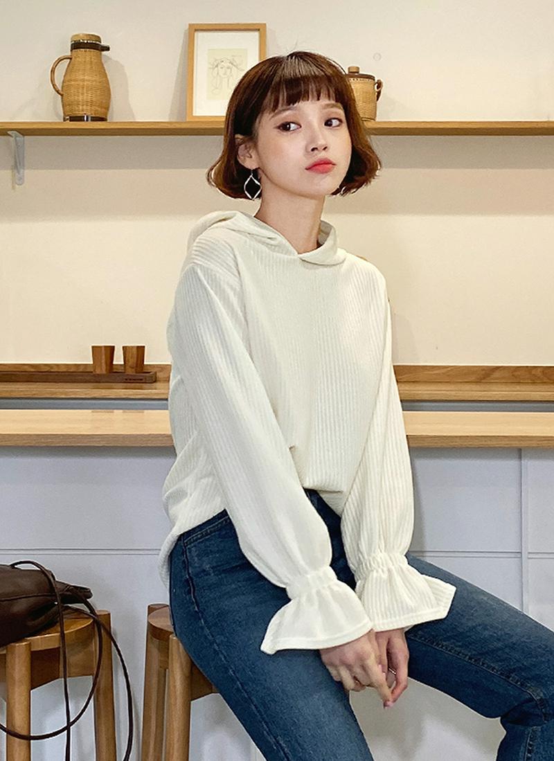 フードリブTシャツ・全3色