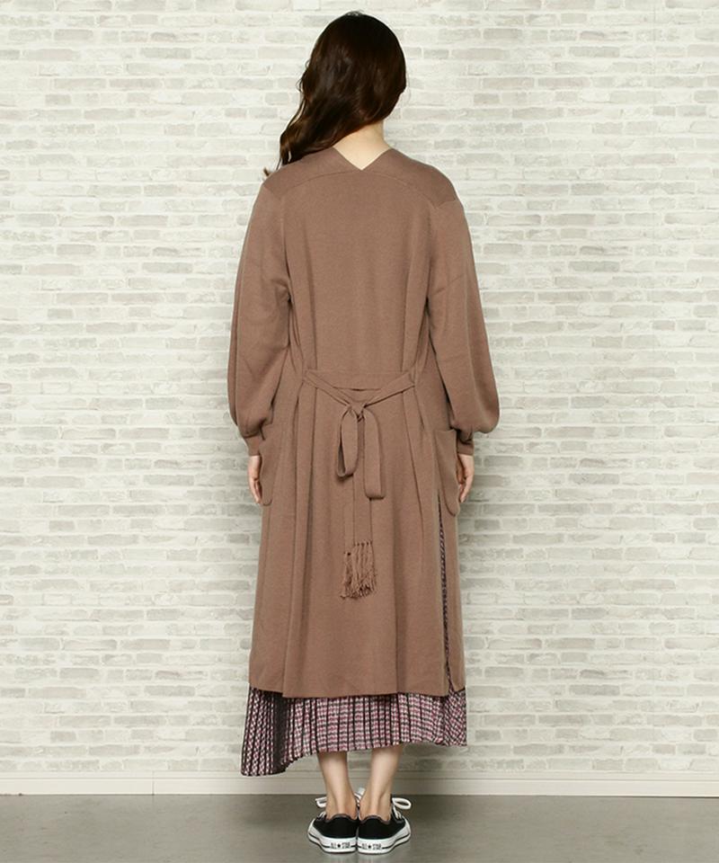スリットロングカーディガン