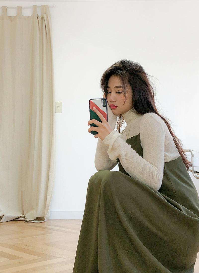 アシメロングキャミワンピース