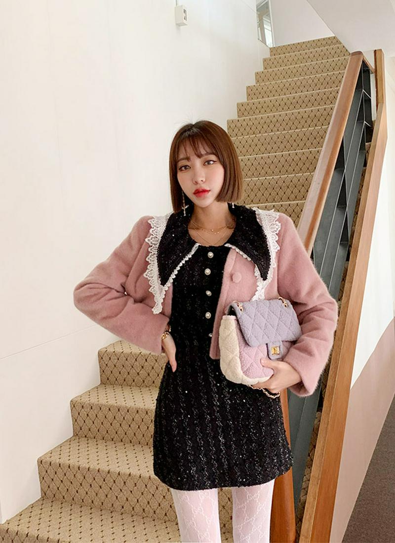 ソフトタッチクロップドジャケット