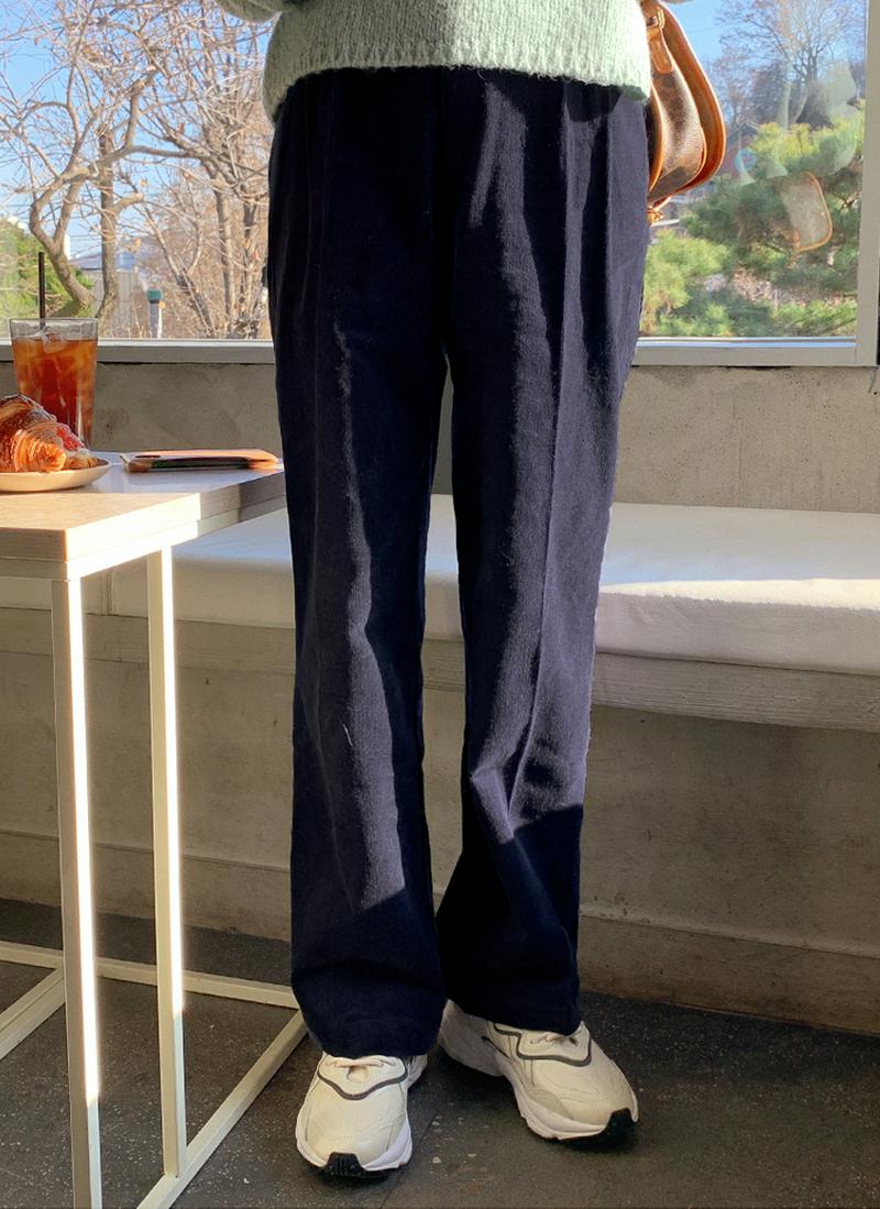 コーデュロイストレートパンツ