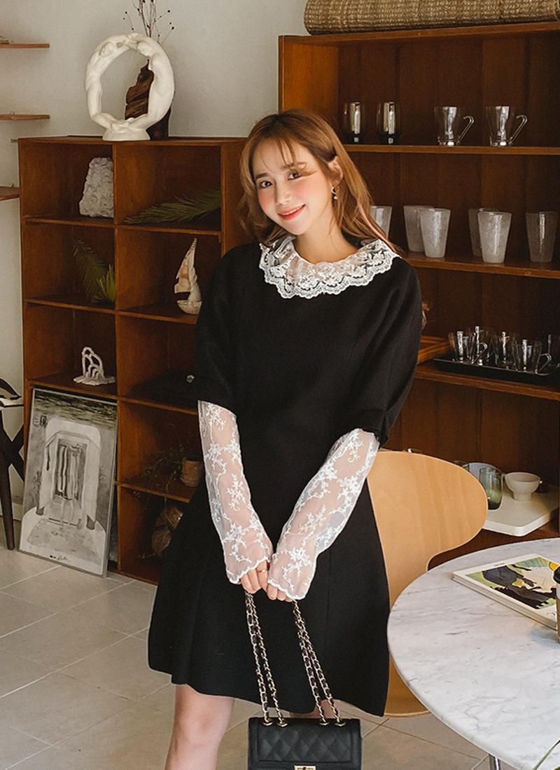 シンプルタックワンピース