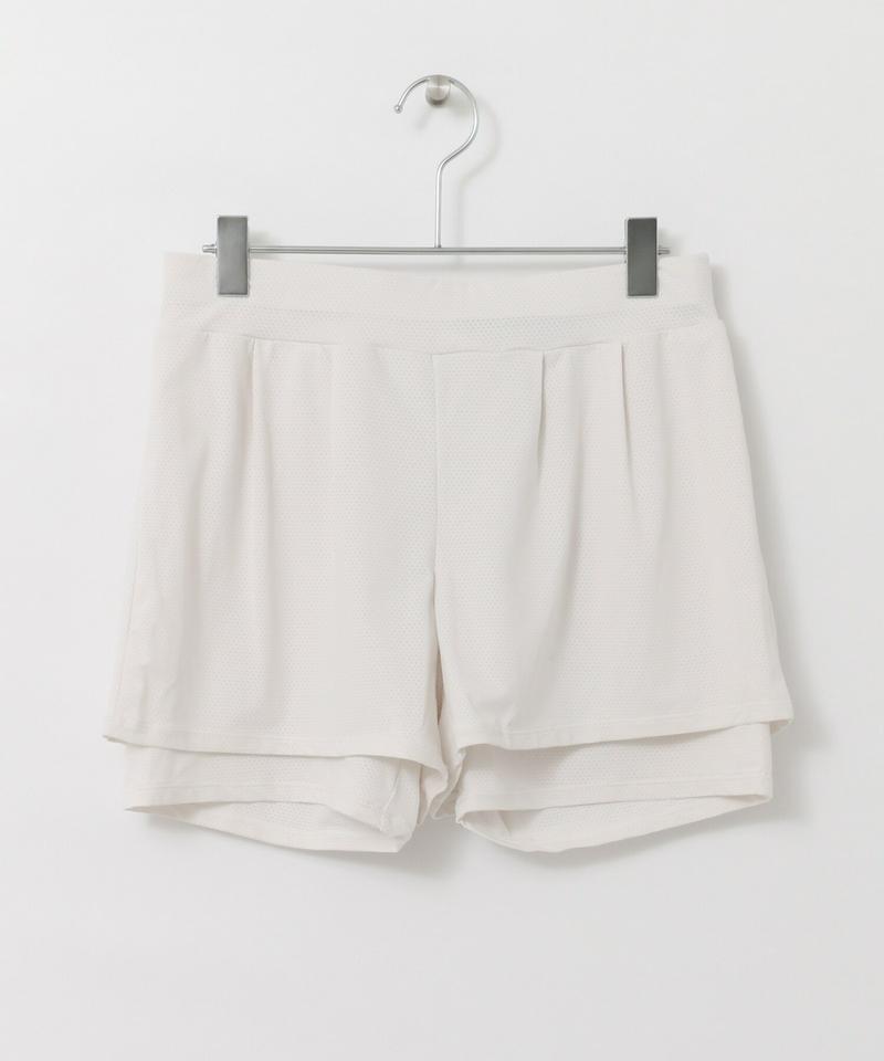 DANSKIN　レイヤードショートパンツ