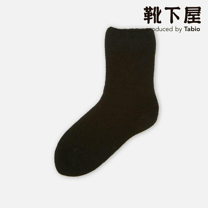 【あす楽】【TABIO LEG LABO】 裏起毛 ウールソックス Lサイズ / 靴下屋 靴下 タビオ くつ下 ショート レディース 大きいサイズ L 日本製