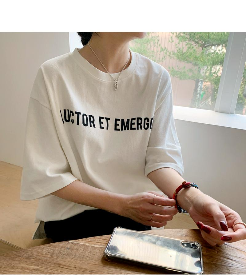 レタリングビッグTシャツ
