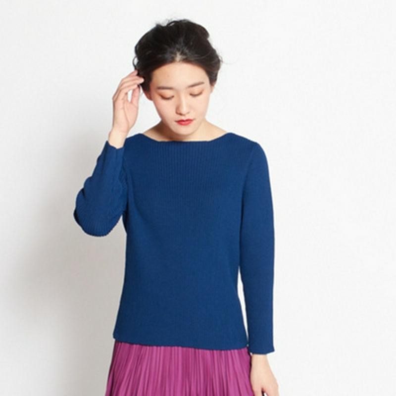 【使える】WASHABLE綿タッチプルオーバー