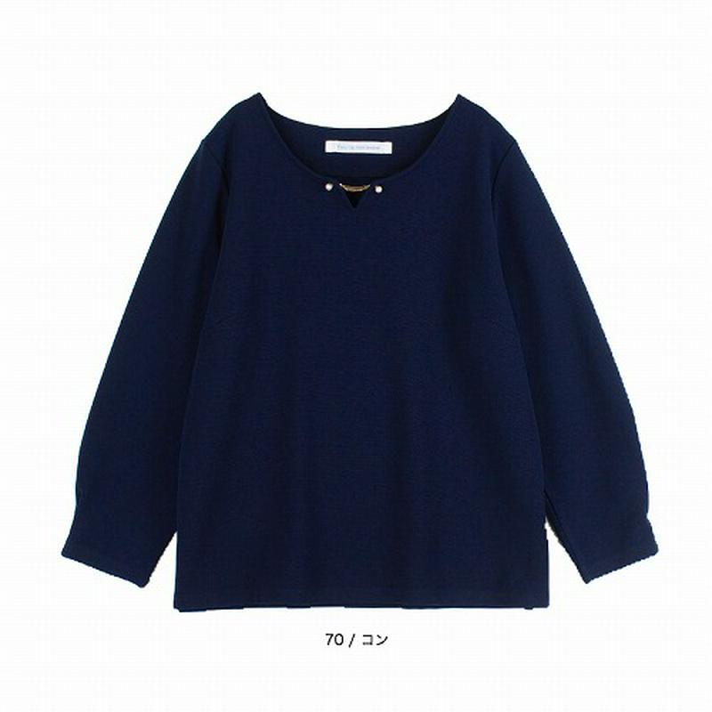 【２９％ＯＦＦ】リップルチャーム付きプルオーバー【ＬＬ～５Ｌ】