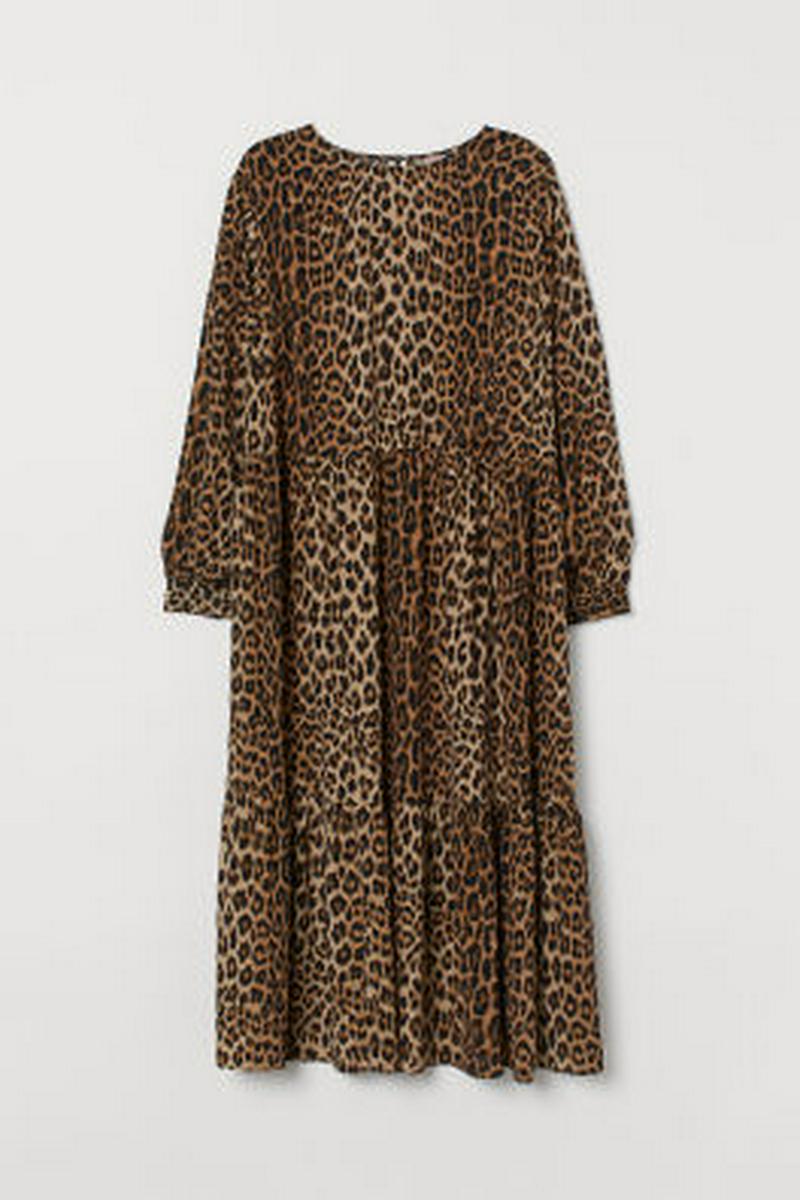 H&M+ クレープワンピース