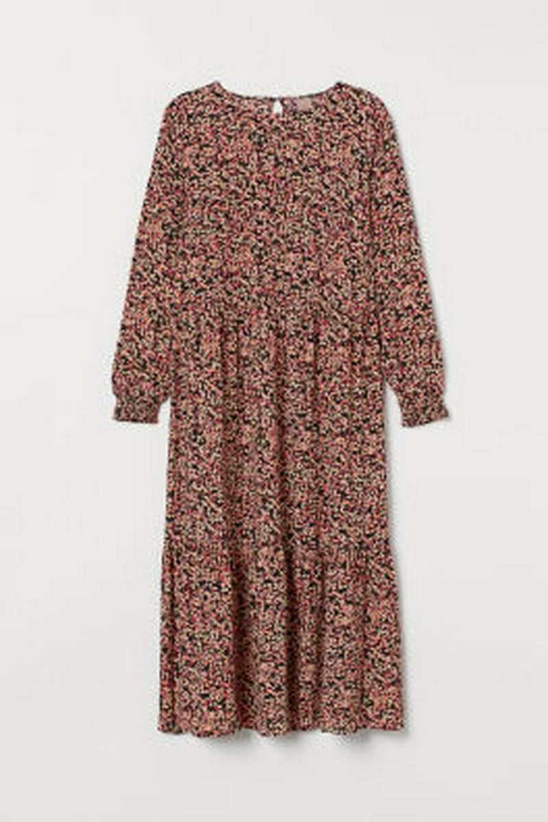 H&M+ クレープワンピース
