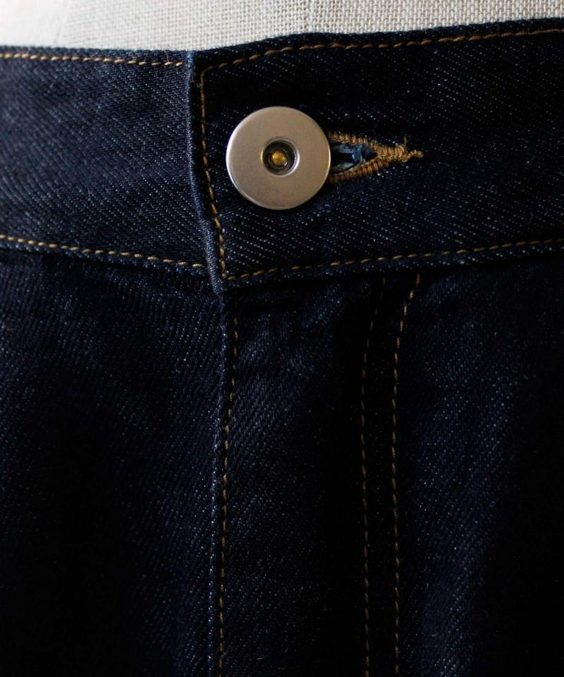 △○10oz　C/LI タックデニムパンツ（インディゴ）（caph troupe）