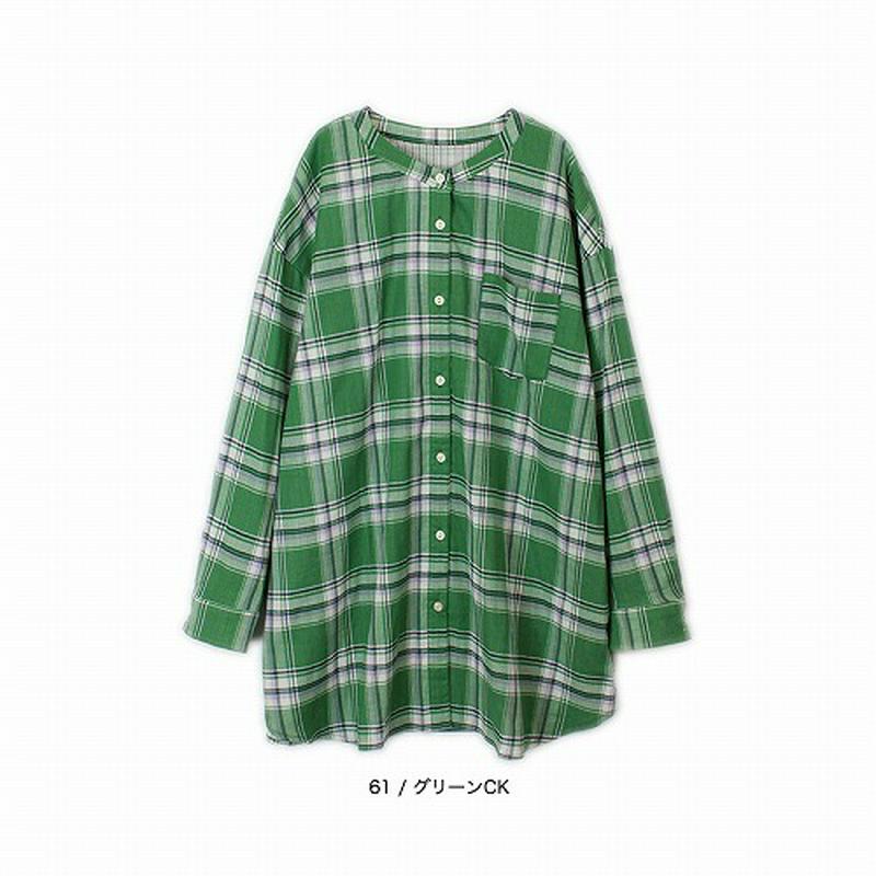 Ｗガーゼシャツチュニック【ＬＬ～５Ｌ】